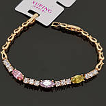 Браслет з різнокольоровими каменями, фото 2