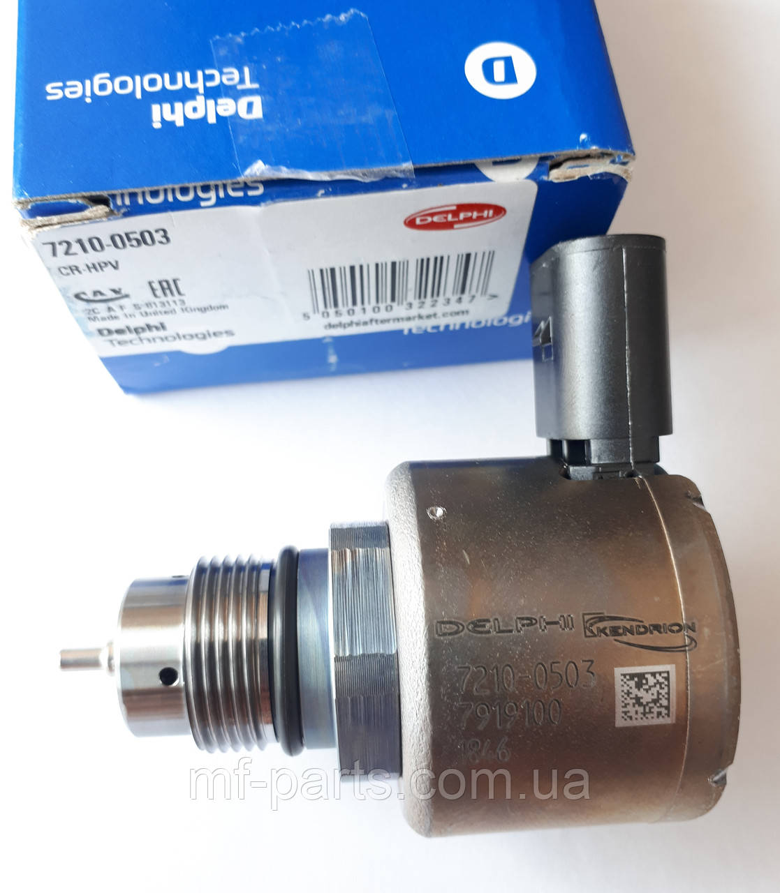 7210-0503 клапан регулирования давления топлива в топливной рампе DAF ...