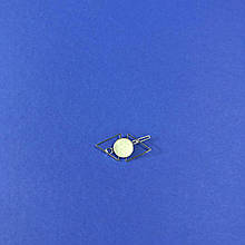 Шпилька для волосся металева срібляста у формі Ромба