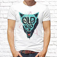 Чоловіча футболка з принтом Вовк "Old Kid" Push IT