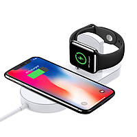 2 в 1 Бездротовий зарядний пристрій AirPower Mini iФone, Watch