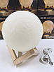 Настільний світильник акумуляторний 3D Moon Lamp ART-0162/1915/13см (36), фото 3