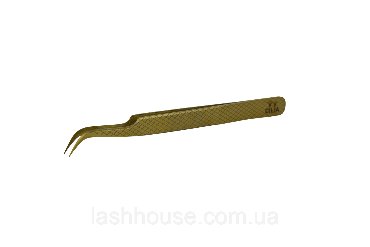 Cilia Пінцет для вій "Gold" By Tashuta, фото 1