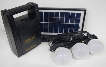 Набір ламп з сонячною батареєю GDLITE GD-8066