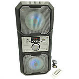 Портативна Bluetooth колонка KTS-1048, синя, фото 3