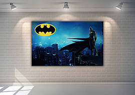 Плакат "Бетмен / Бетмен / Batman" (синій) 120х75 см -