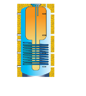 Бойлер бак у баку EMMETI COMBI 1000/200 л Італія