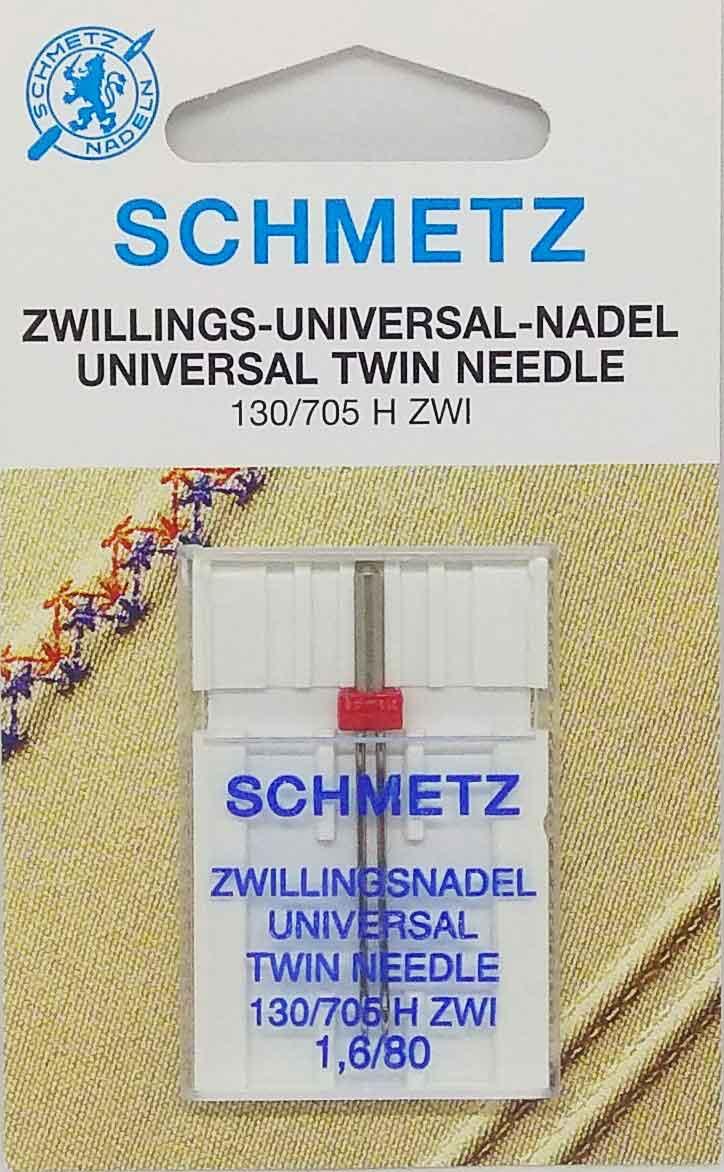 Голка подвійна універсальна Schmetz №1,6/80