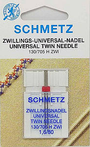Голка подвійна універсальна Schmetz №1,6/80
