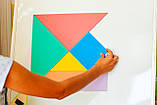 Танграм кольоровий на магнітах 35 см., фото 5