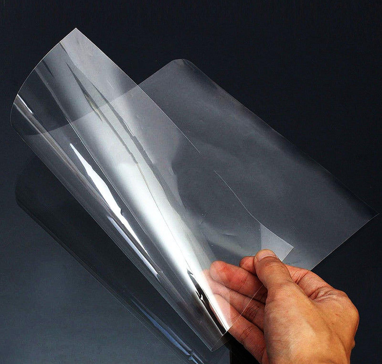 Самоклеющаяся прозрачная плёнка А4 * 5 листов, для лазерного принтера .