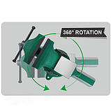 Лещата слюсарні поворотні 125 мм 5" TOPTUL ковані DJAD0105, фото 2