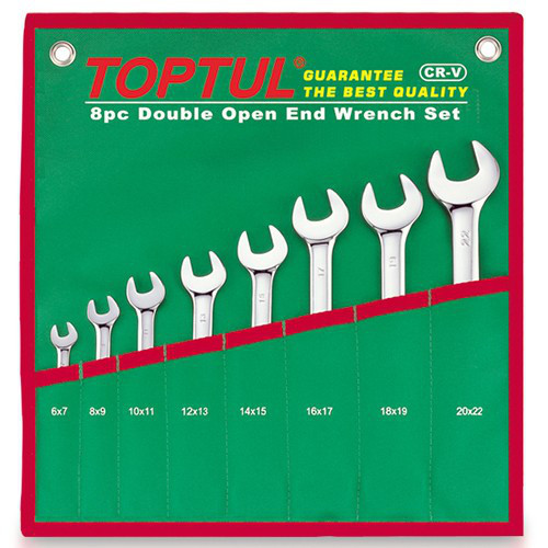 Toptul Набір ключів ріжкових 6-22 мм TOPTUL 8 шт. GAAA0812
