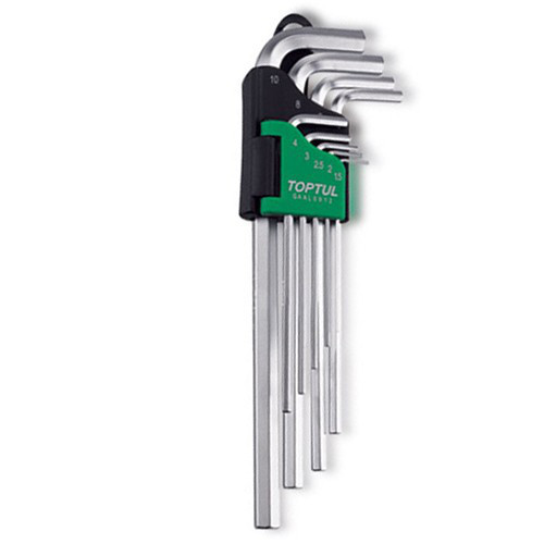 Toptul Ключі шестигранні подовжені TOPTUL 1,5-10мм 9ед. GAAL0911