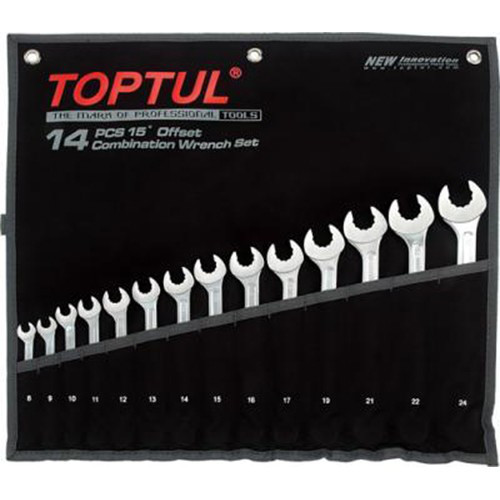 Toptul Набір комбінованих ключів 8-24 мм TOPTUL 14 шт. Dynamic GPAQ1402