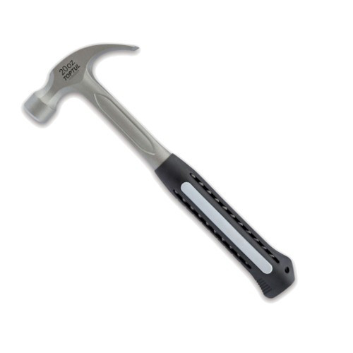 Toptul Молоток-цвяшник суцільнокований TOPTUL 550 г прогумована ручка HABD2034