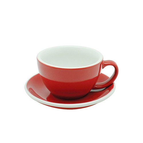 Чашка і блюдце Acme Red для лате (280 мл)