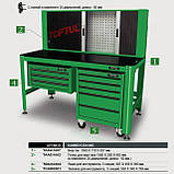 Верстат слюсарний TOPTUL 1560*710*827 мм TAAA1607, фото 2