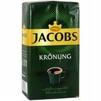 М'яка кава мелена 100% Арабіка Jacobs Kronung, 500г Німеччина