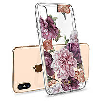 Чохол Spigen для iPhone XS Max Ciel by CYRILL, Rose Floral, фото 3