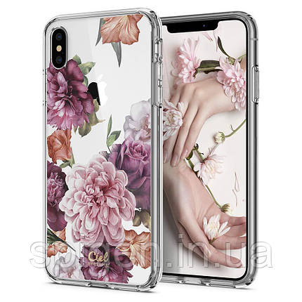 Чохол Spigen для iPhone XS Max Ciel by CYRILL, Rose Floral, фото 1
