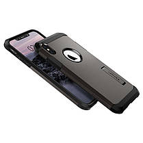 Чохол Spigen для iPhone XS MAX Tough Armor, Gunmetal, фото 3