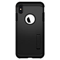 Чохол Spigen для iPhone XS MAX Tough Armor, Black, фото 3
