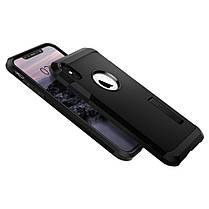 Чохол Spigen для iPhone XS MAX Tough Armor, Black, фото 4