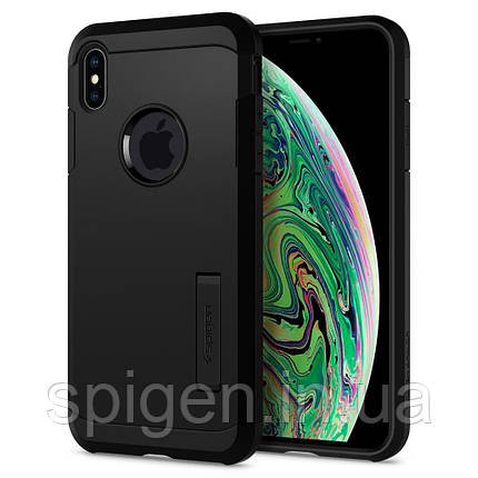 Чохол Spigen для iPhone XS MAX Tough Armor, Black, фото 1