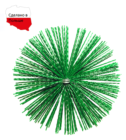 Щітка пластикова для чищення димоходу 300мм, фото 2