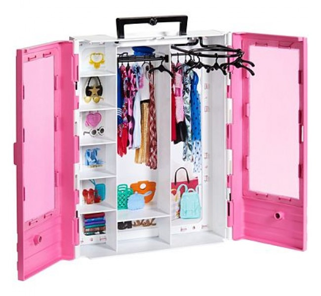 Барбі модний гардероб шафа рожевий 6 вішалок Barbie Fashionistas Ultimate Closet Accessory GBK11