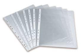 Файли для документів глянцеві канцелярські А4 (Economix) 40 мк