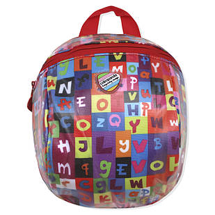 Дитячий рюкзак Букви червоний