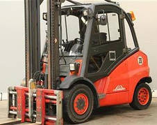 Дизельний вилочний навантажувач 5 тонн Linde H50D б/у, фото 3