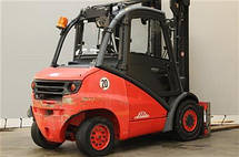 Дизельний вилочний навантажувач 5 тонн Linde H50D б/у, фото 2