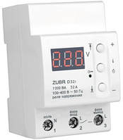 Реле напруги ZUBR D32t для захисту електромережі всього будинку або квартири