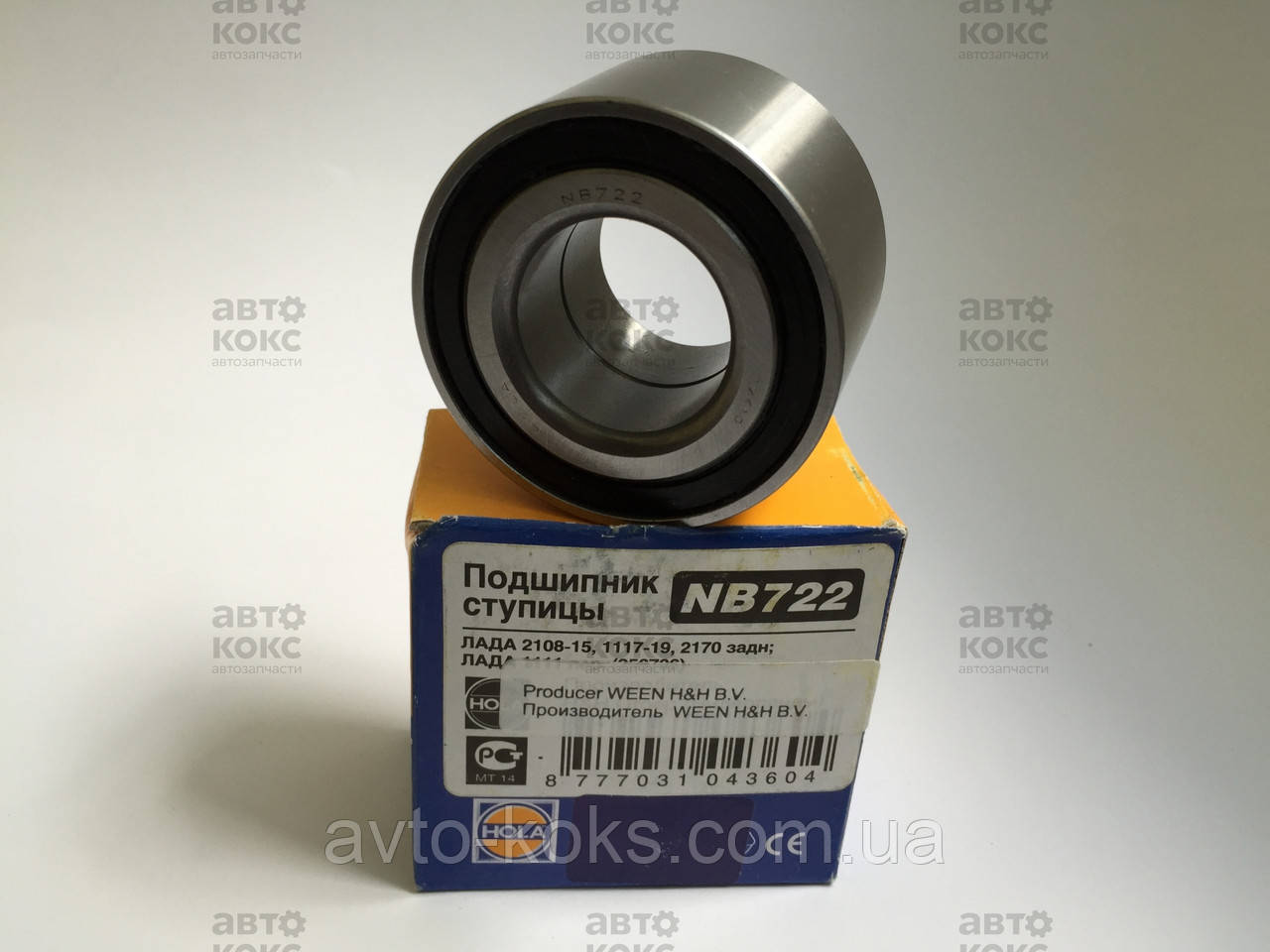Підшипник маточини задній Hola NB722 ВАЗ 2108-2115