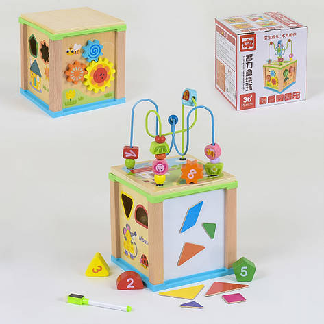 Дерев'яна гра Логічний куб, фото 1