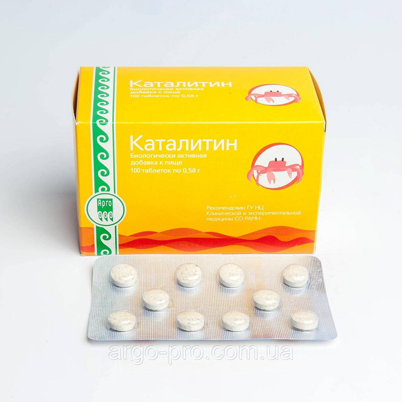 Купить Каталитин 100 таб Арго (хитозан, натуральный комплекс для ...