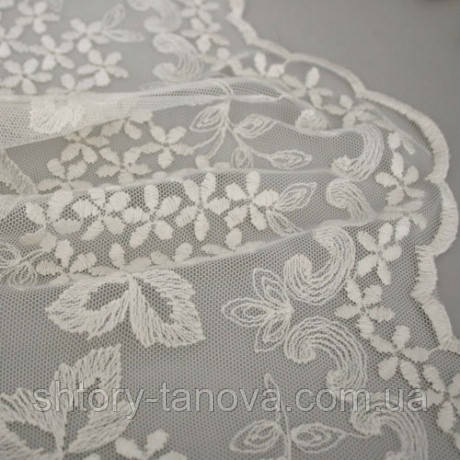 Гард полот гіпюр гроно молочний, фото 1