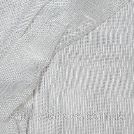 Тюль дрібна сітка норма молочний, фото 1