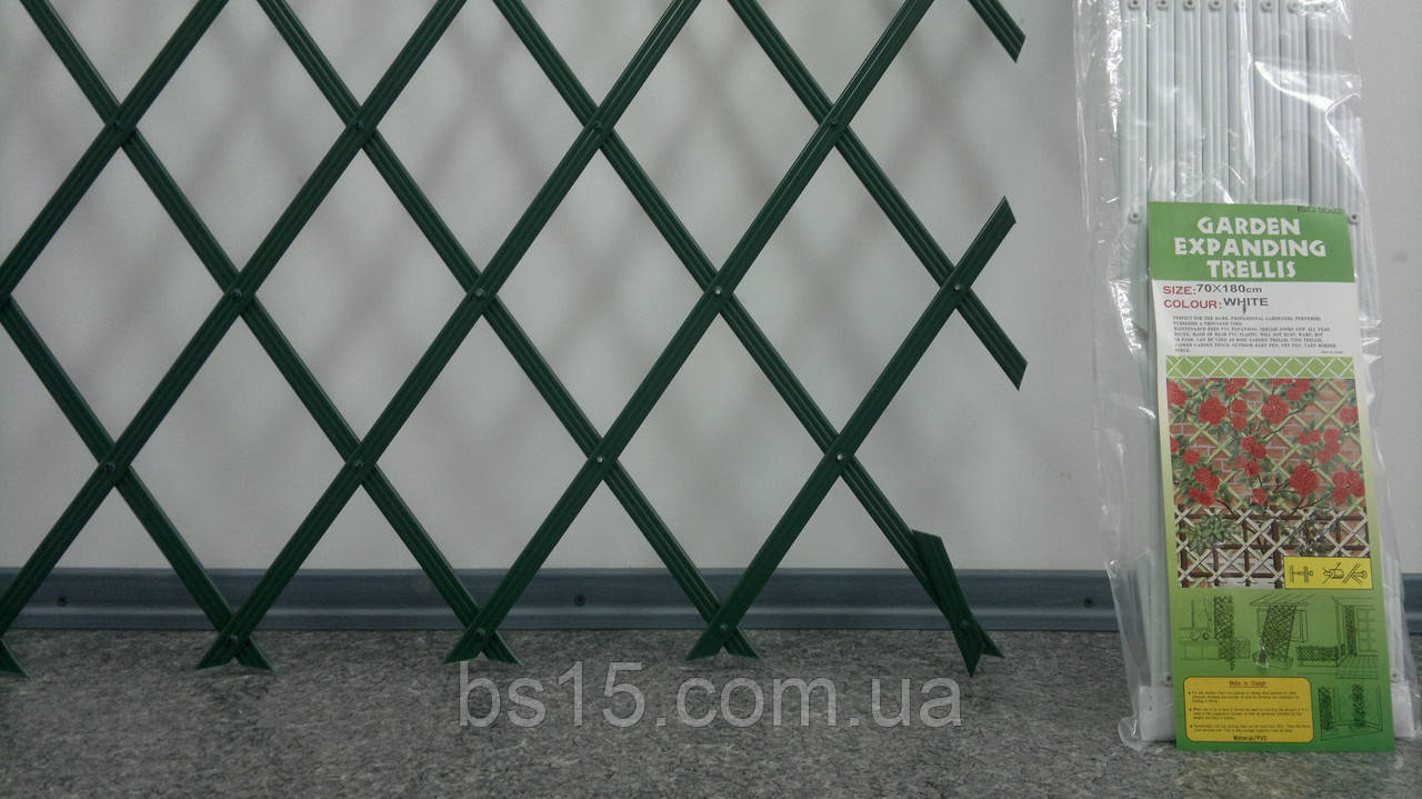 Підставка для рослин 1х2м біла,зелена пергола з доставкою по Україні