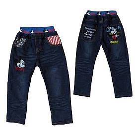 Теплі джинси Mickey Mouse для хлопчика. 100 см