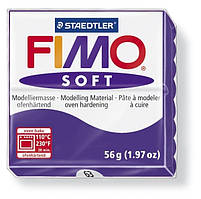 Фімо Софт Слива No63, 56 г, полімерна глина Fimo Soft, 8020-63