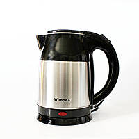 Электрический чайник Wimpex WX 2840, 2 л, 1850 Вт (Черный)
