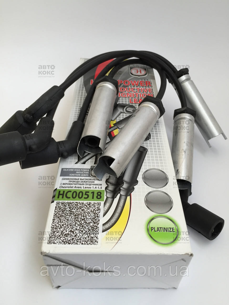 Hort HC00518 Комплект дротів високої напруги (силікон) Chevrolet Aveo Daewoo Lanos 1,4 -1,5, фото 1