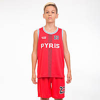 Форма баскетбольная детская NB-Sport NBA PYRIS 23 BA-0837-1 красная