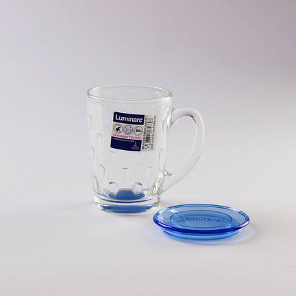 Кухоль з кришкою LUMINARC NEW MORNING PEARS BLUE (P0288), фото 3