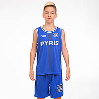 Форма баскетбольна дитяча NB-Sport NBA PYRIS 23 BA-0837-1 синя