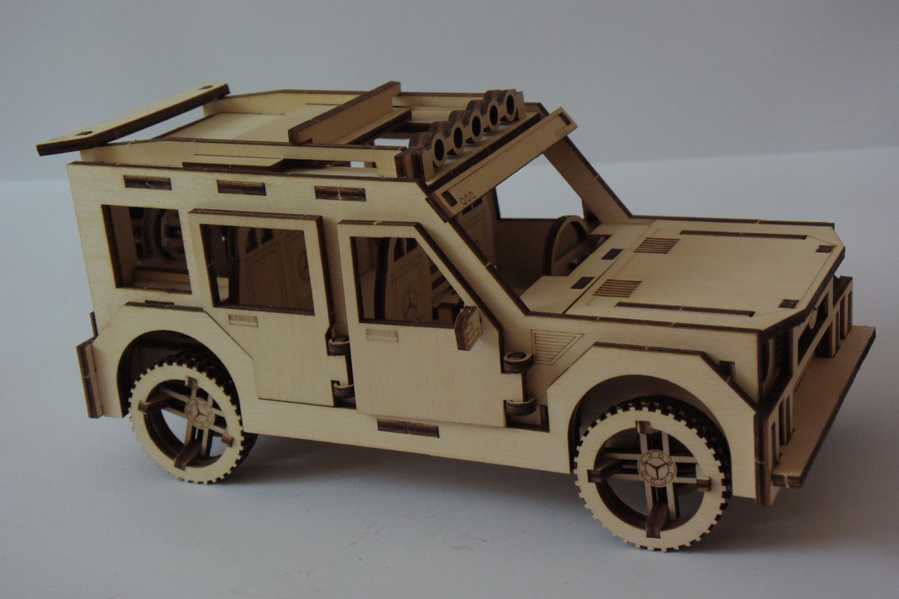 "MERCEDES G" еко-конструктор з дерева 3D пазл
